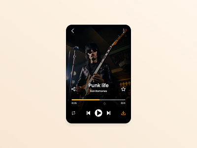 Music player music app music player play button product design ui ux