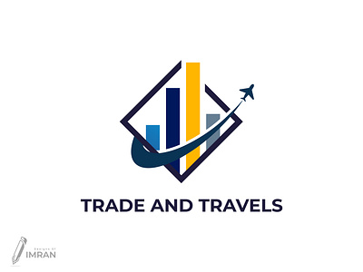 Trade And Travels - Logo Design(Unused) app logo brand identity branding creative logo design gradient logo graphic design icon illustration logo minimal logo modern logo