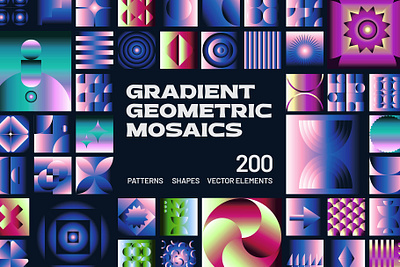 Design Assets: Gradient Geometric Shapes abstract backgrounds branding download fashion free geometric geometrical gradient illustration modern mosaic objects patterns poster shapes textile ui vector webdesign