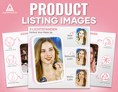 Listing Images || Make up Mirror adobe illustrator adobe photoshop amazon amazon a amazon ebc amazon listing amazon listing images ebc ebc design graphic design listing listing design listing images