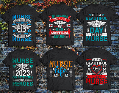 Nurse T-Shirt Bundle all design best design crestive design design doctor graphic design love nurse nurse nurse t shirt nurse t shirt bundle shirt tee vector