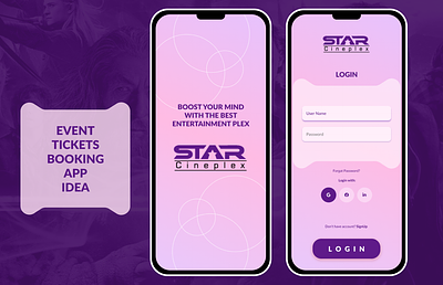 Cineplex ticket booking App ideas. branding design graphic design responsive ui ux