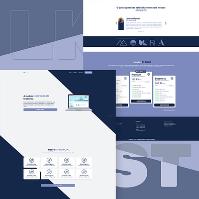 LKHOST - Landing page e2m ui ux