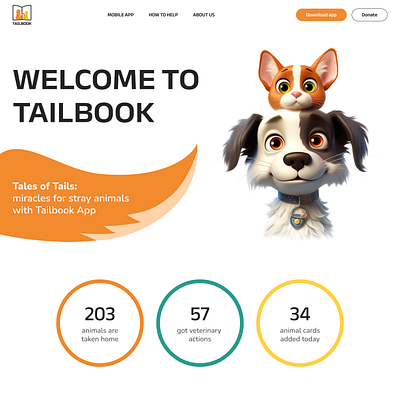 Landing cover ai animals branding bright colors cover daily design figma illustration interface landing page ui user experience user interface uxui