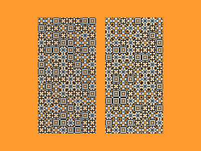 Randomized Pixel Patterns css experimental generative html javascript pattern random textile tile