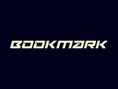 BOOKMARK wordmark, textbased logo design bookmark branding design graphic design initial logo minimal mockup textbased logo timeless typography vector wordbased logo wordmark