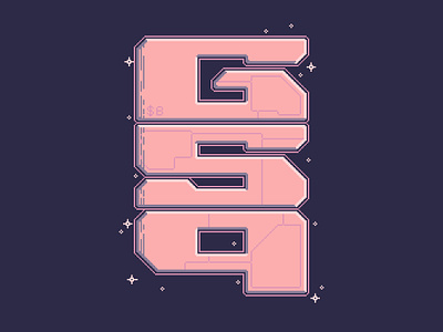 Pixel Typography | G59 | Inspired by $uicideboy$ cyberpunk futuristic hip hop rap suicideboys title design