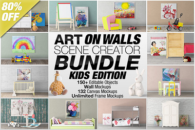 Art On Walls Scene Creator Bundle V3 wallpaper