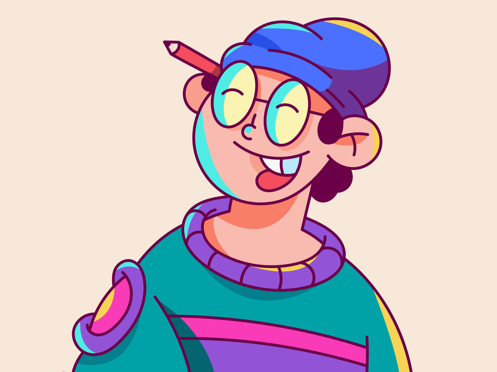 Example of Exclusive Mascot Illustration Package