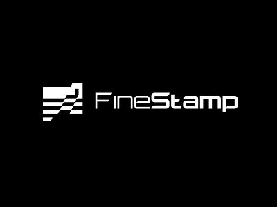Finestamp brand branding build company construction design fine folder font identity illustration letter logo logotype stamp