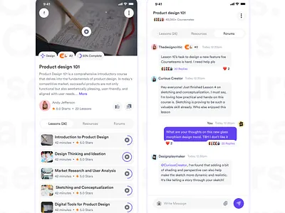 Courseteam. design edutech ui uiux userinterface ux