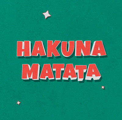 Kinetic typography (hakuna matata) 2d animation animation design graphic design kinetic kinetic typo kinetic typography letters logo logo animation loop motion motion design motion graphics moving letters typography