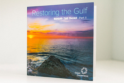 Ocean Conservancy Booklet booklet brochure graphic design nonprofit print design