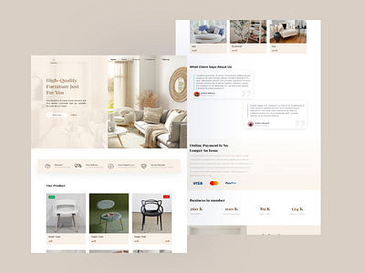 Furniture landing page figma furniture furniture landing page landing page mobile ui ux uxui