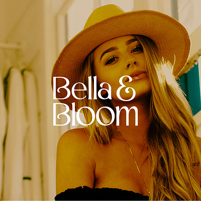 Bella & Bloom - Brand identity graphic design lifestyle logo design women fashion