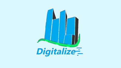 Digitalize logo design branding city custom graphic city graphic design logo logo maker skyline