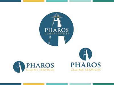 Pharos Claims Services branding design graphic design logo