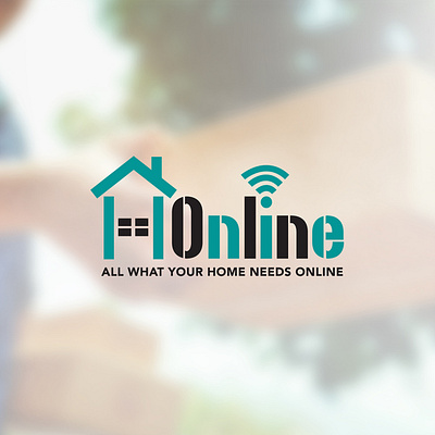 Home Online Logo branding graphic design logo