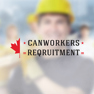 Canworkers Reqruitment Logo branding graphic design logo