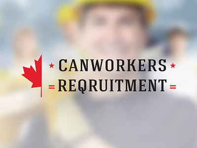 Canworkers Reqruitment Logo branding graphic design logo