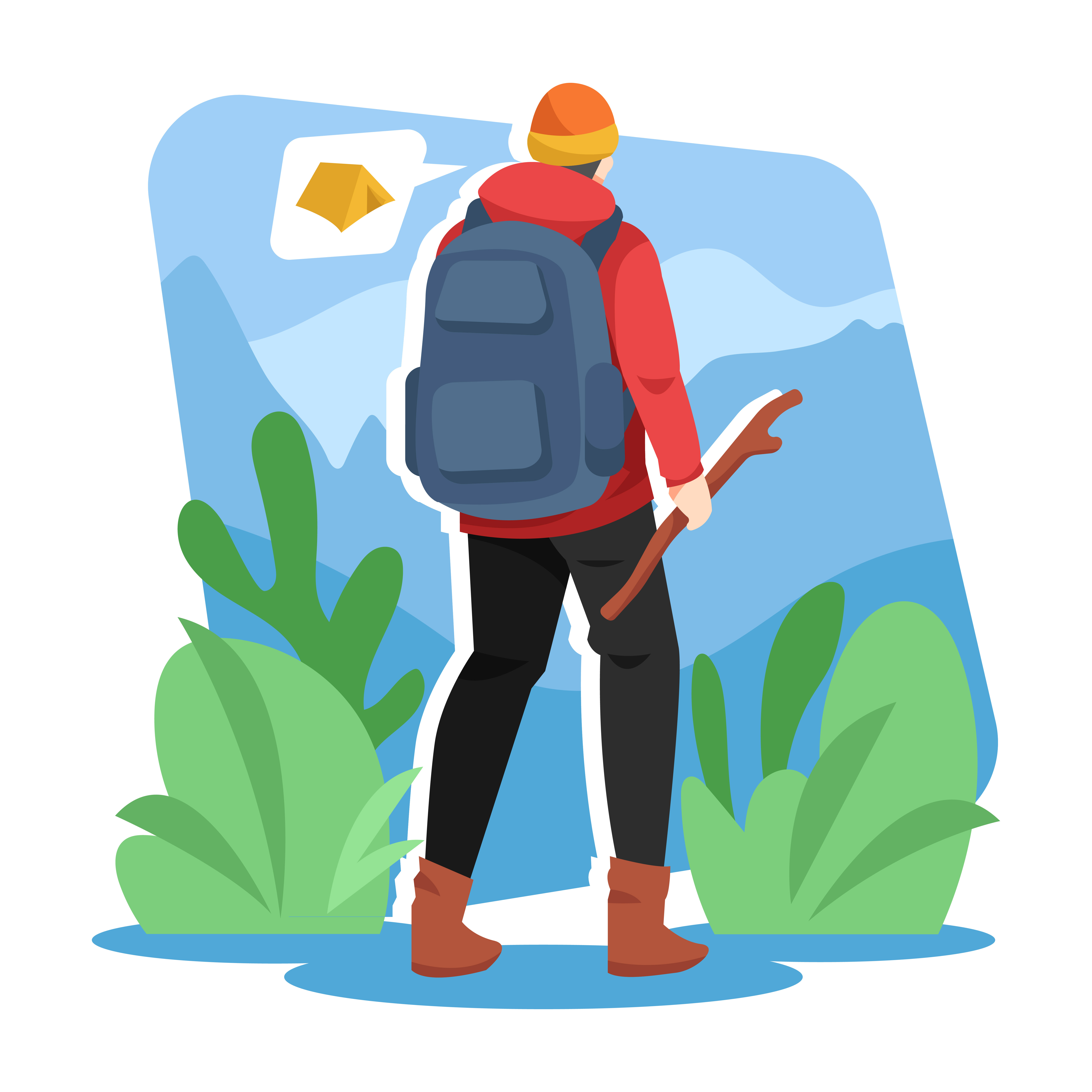 Back View Collection Illustrations By M. Irkham Saddad On Dribbble