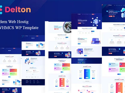 Delton Hosting & WHMCS HTML5 Template agency bitcoin book business computer development domain host hosting internet marketing multipurpose package seo software startup technolofy template vps whmcs