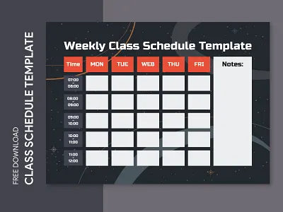 Weekly Class Schedule Free Google Docs Template class college design docs education elementary free template free template google docs google google docs high ms printing schedule school template templates timetable university word