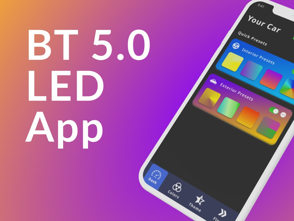 BT LED App by Alexander on Dribbble
