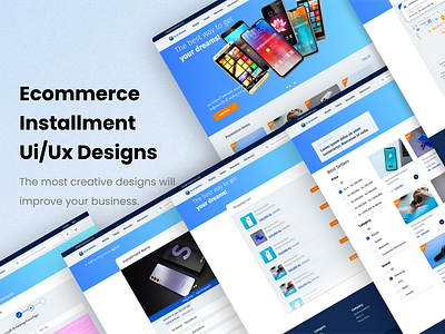 Ecommerce Installment Website Designs ecommerceweb responsivedesigns uiuxdesigns webdesign