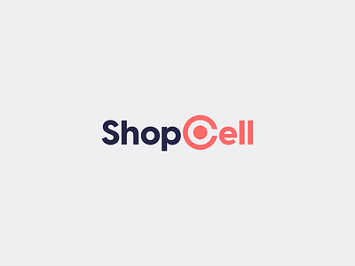 ShopCell branding graphic design logo