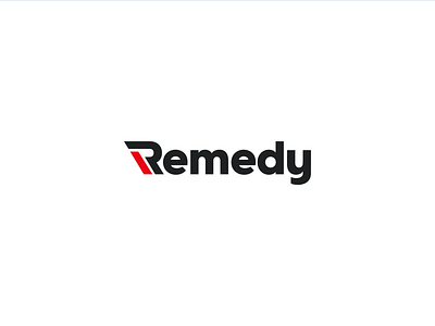 Remedy branding design graphic design lettermark logo minimal minimalist typography wordmark