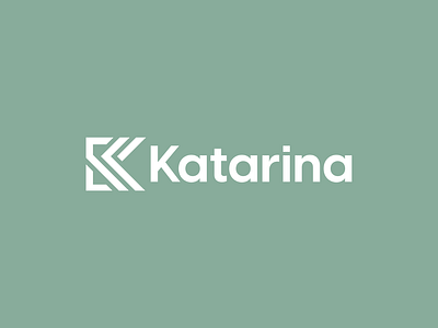 Katarina branding design illustration lettermark logo minimal minimalist typography wordmark