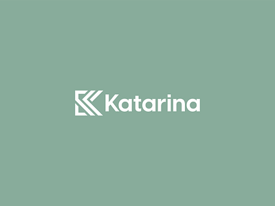 Katarina branding design illustration lettermark logo minimal minimalist typography wordmark