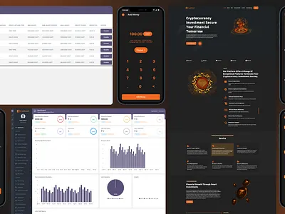 CrypInvest - Cryptocurrency Investment Platform Full Solution admin panel android appdevs application business codecanyon crypinvest digital envato fintech investment ios platform product design startup tempate uiux user experience user interface website