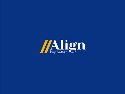 Align branding design illustration lettermark logo minimal minimalist typography wordmark
