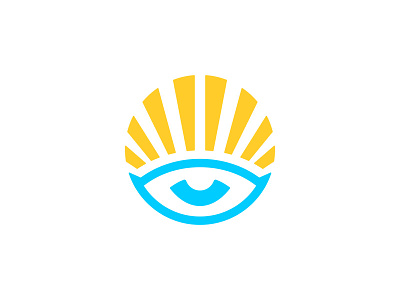 Eye Sunrise Logo design entertainment eye eye logo eye sun logo logodesign minimalist logo ra sun sun logo sunrise