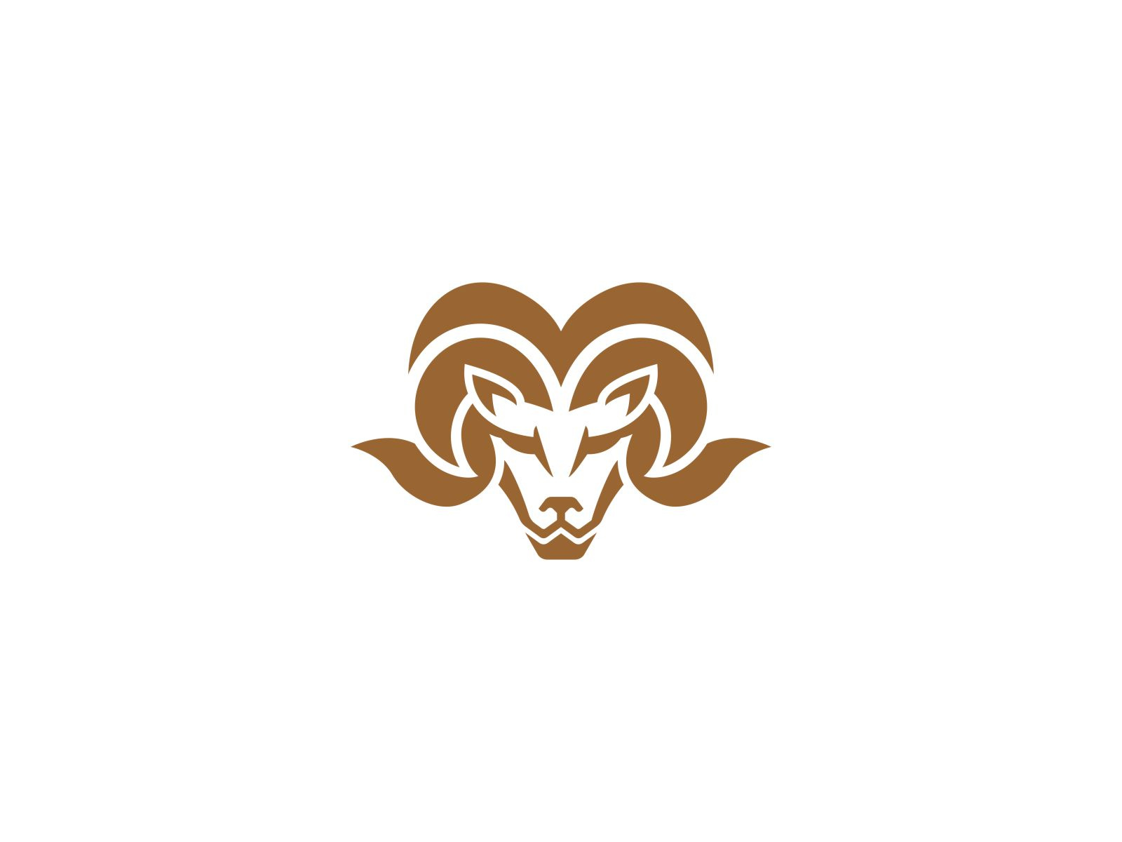 Brave Ram Head Logo by Aira | Logo Designer on Dribbble