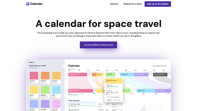 Homepage for SpaceTravel Website design graphic design homepage landing page ui ux web design webflow website