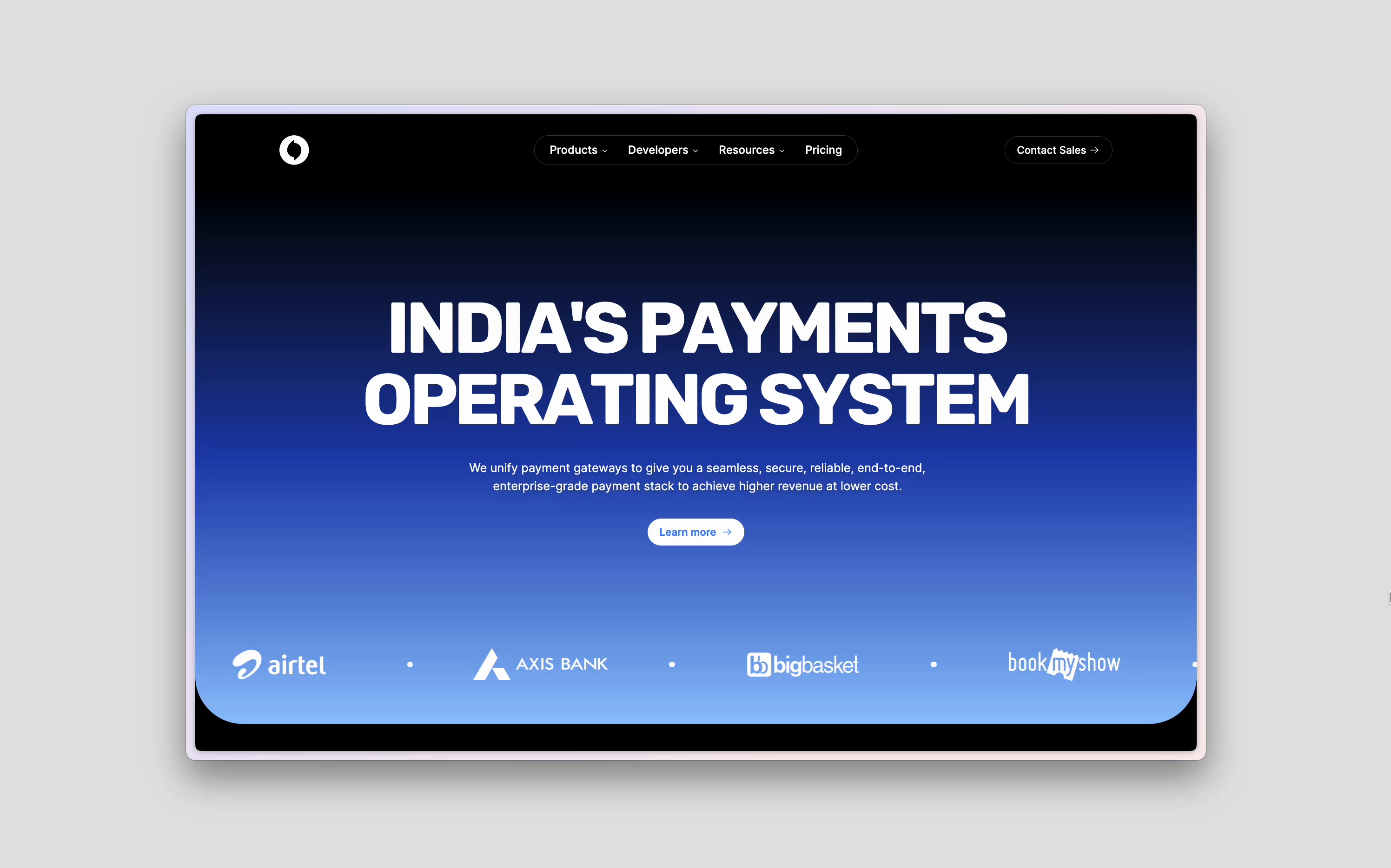 Example of Marketing Website Development