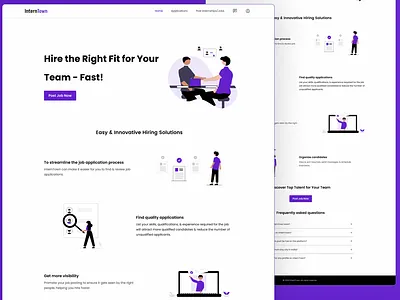 Website UI Design appdesign design freelance homescreen illustration landing page logo product design ui uiux ux visual design webpage website design