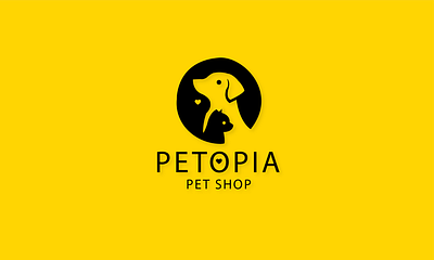 pet logo of cat and dog app branding design graphic design illustration logo typography ui ux vector