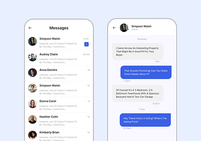 Brokerage Platform - Chat chat clean creative design designer minimal ui ui design