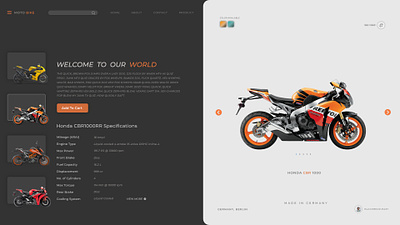 MOTO BIKE bike branding graphic design ui ux