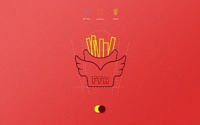 🍟 Welcome to the Flavorful World of "French Fries Heaven"! 🌟 after effects animation branding graphic design illustrator logo motion graphics motion logo