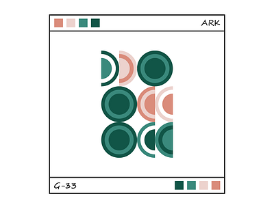 G-33 abstract arc art circle decoration decorative design geometric illustration minimal modern modern art shape vector