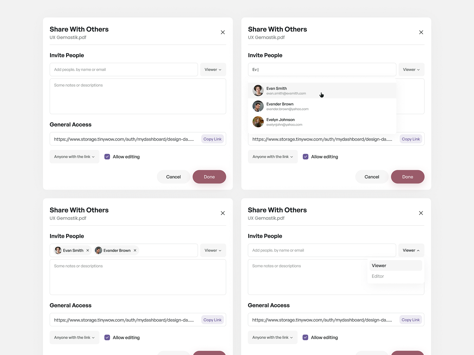 Cloud Storage - Share With Others by Vetrick Wilsen on Dribbble