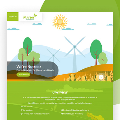 Nutreez website design branding graphic design logo ui web design web development