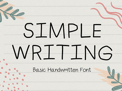 Simple Writing Font alphabet branding cute handwritten design digital journaling digital note taking digital planning goodnotes graphic design illustration logo merches neat digital planner notability real handwriting realistic handwriting student note taking typography vector writing practice