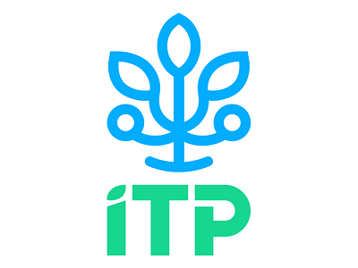 Institut Teknologi Pertanian (ITP) Takalar blue campus farm green icon institute logo plant takalar tech tosca