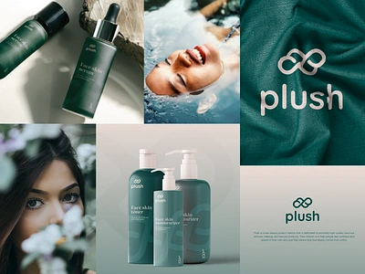 Plush Skincare Product Branding beauty logo brand brand identity design branddesign branding cosmetics design graphic design logo packaging skin care skincare skincare branding skincare logo skincare packaging